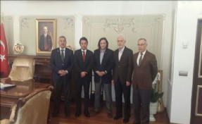 SAADETLİ GÜRLÜ´DEN YENİ KAYMAKAM DEMİRYÜREK´E HAYIRLI OLSUN ZİYARETİ