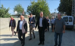 Başkan Cem Kara, Aydınlar Mahallesi´nde İncelemelerde Bulundu