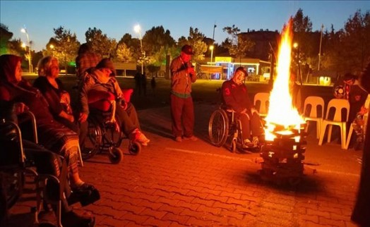 Engelli İzciler Kampa Geleneğini Sürdürdü