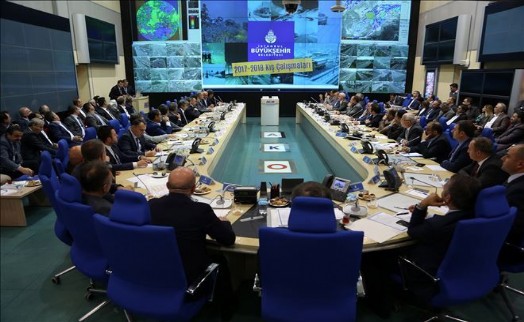 İBB, İLÇE BELEDİYELERİNİ AKOM´DA TOPLADI