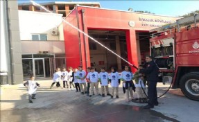 Simurglu Öğrenciler İtfaiye Tatbikatına Katıldı