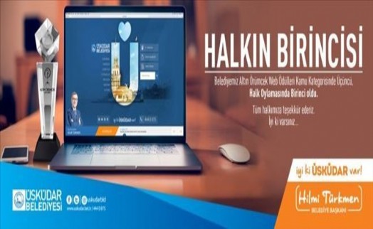 WEB ÖDÜLLERİNDE HALKIN TERCİHİ ÜSKÜDAR OLDU!