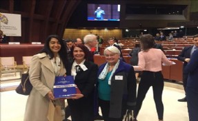 BAŞKAN TOPRAK´TAN, STRASBOURG´ BELEDİYE BAŞKAN YARDIMCISI ELMRİNİ´YE ZİYARET