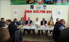 VAN KÜLTÜR EVİ´NİN YENİ YERİNDE İLK KAHVALTI