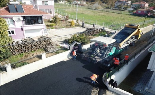 Çatalca´da Asfaltlama Çalışmaları Devam Ediyor