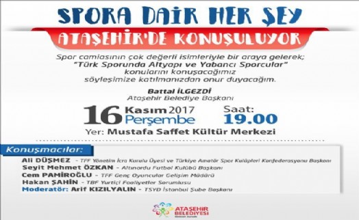 TÜRK SPORU ATAŞEHİR´DE KONUŞULACAK
