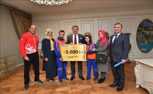 DOWN SENDROMLU ÜSKÜDARLI SPORCULAR AVRUPA´DA TÜRKİYE´Yİ TEMSİL EDECEK
