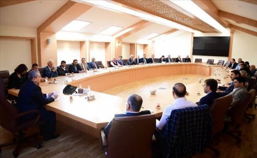 Başkan Erdem, Koordinasyon Toplantısı´nda Muhtarlar´la Bir Araya Geldi