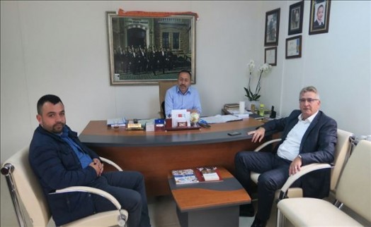 Başkan Cem Kara, Çatalca Spor Kulübü Başkanı Hasan Gökçe´yi Ziyaret Etti