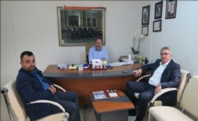 Başkan Cem Kara, Çatalca Spor Kulübü Başkanı Hasan Gökçe´yi Ziyaret Etti