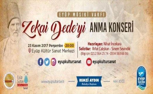 Zekâi Dede Efendi, Eyüpsultan´da Anılıyor