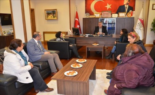 İTO Ortaokulu´ndan Başkan Cem Kara´ya Ziyaret