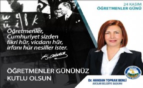 BAŞKAN TOPRAK´TAN ÖĞRETMENLERE MESAJ