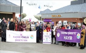 Tuzla Belediyesi Anne Çocuk Eğitim Merkezi ?Kadına Şiddete Hayır´ Dedi