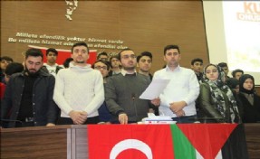 SULTANGAZİ GENÇLİK MECLİSİ`NDEN KUDÜS BİLDİRİSİ