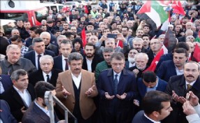 KÜÇÜKÇEKMECE´DE BİNLER, KUDÜS İÇİN TEK YÜREK OLDU