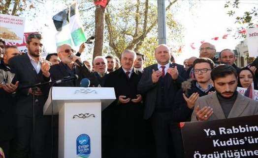 Eyüpsultan Dünyaya Haykırdı: 'Kudüs namusumuzdur!'