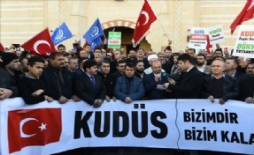 Kudüs´ün Başkent İlan Edilmesine Sancaktepe´de Her Kesimden Büyük Tepki!