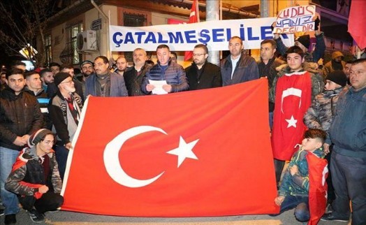 SİVİL TOPLUM KURULUŞLARINDAN KUDÜS PROTESTOSU