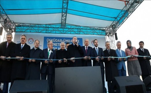 ÜSKÜDAR-SANCAKTEPE METROSU´NUN ÜMRANİYE ETABI HİZMETE AÇILDI
