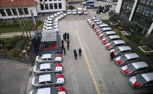 Ümraniye Belediyesi´nden İlçe Emniyet Müdürlüğü´ne 31 Yeni Araç Tahsisi