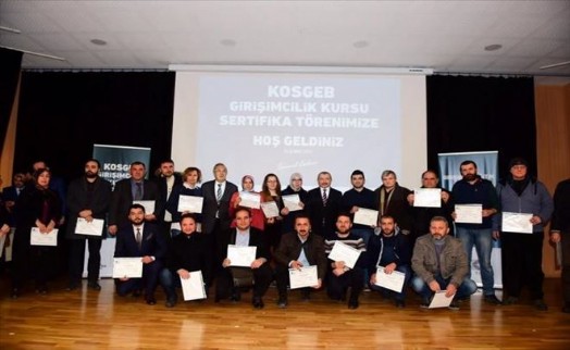 Sancaktepe´de Girişimcilere eğitim sertifikaları verildi