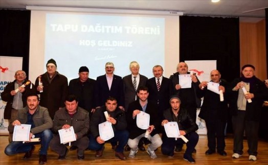Sancaktepe´de 204 tapu hak sahiplerine teslim edildi