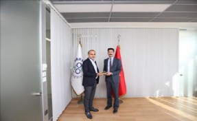 Başkan Baltacı, Derik Kaymakamı´nı Ağırladı