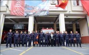 BAŞKAN DR. TOPRAK İTFAİYE HAFTASINI KUTLADI