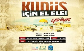 Eyüpsultan´da ?Kudüs İçin El Ele' Konseri