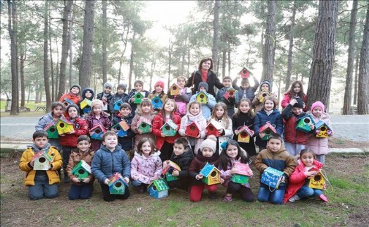 Başakşehir´de Minik Öğrencilerin Kuş Yuvası Mutluluğu