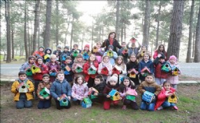 Başakşehir´de Minik Öğrencilerin Kuş Yuvası Mutluluğu