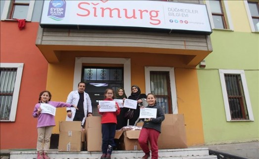 Simurglu Öğrencilerden Gevaş İlkokulu´na Gönül Köprüsü