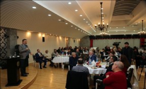 BAŞKAN ALATEPE, BASIN MENSUPLARIYLA BULUŞTU
