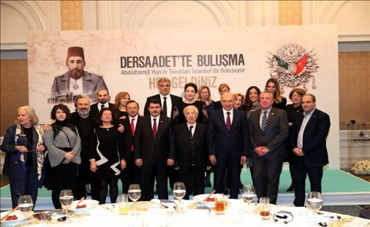 BAŞKAN UYSAL, SULTAN II. ABÜLHAMİD HAN´IN TORUNLARINI İSTANBUL´DA BULUŞTURDU