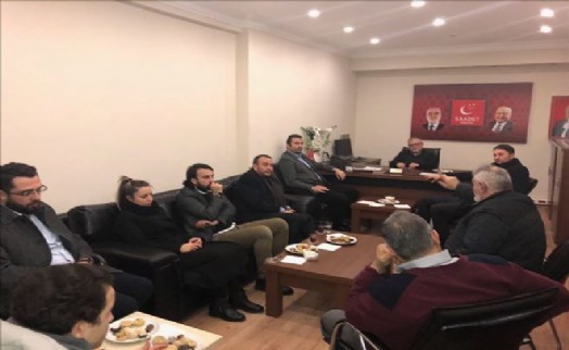 ŞİŞLİ İYİ PARTİ´DEN, ŞİŞLİ SAADET´E İADE-İ ZİYARET