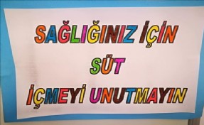 MİNİK YAVRULARA SÜT EĞİTİMİ