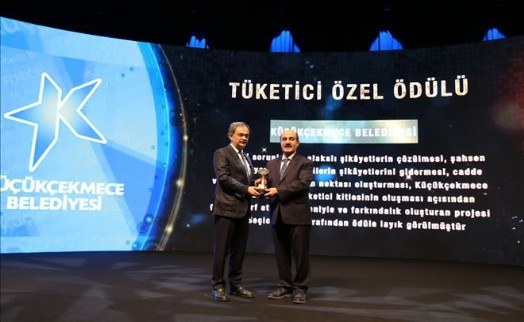 KÜÇÜKÇEKMECE BELEDİYESİ´NE TÜKETİCİ ÖZEL ÖDÜLÜ