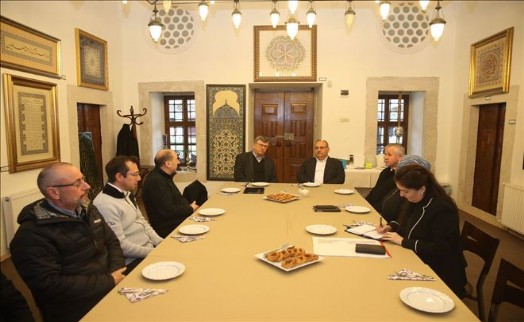 Başkan Hasan Can´dan Nakkaş Mimar Semih İrteş´e Ziyaret