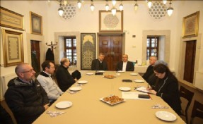 Başkan Hasan Can´dan Nakkaş Mimar Semih İrteş´e Ziyaret