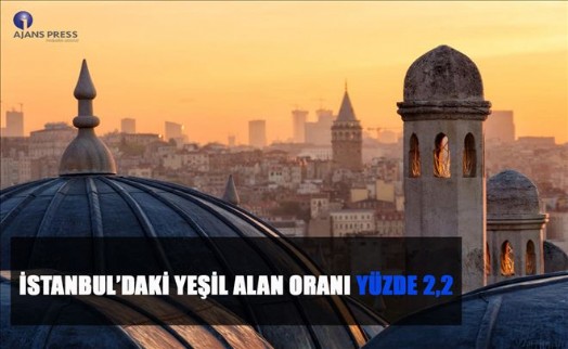 İSTANBUL´DAKİ YEŞİL ALAN ORANI YÜZDE 2,2