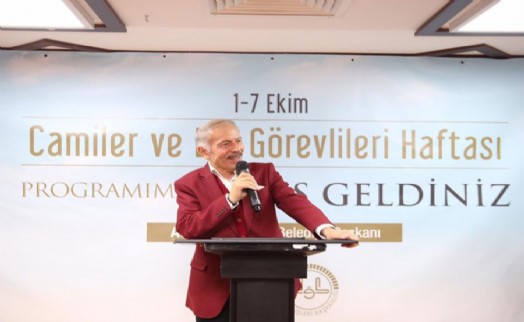 BAŞKAN AYDINER DİN GÖREVLİLERİYLE YEMEKTE BULUŞTU