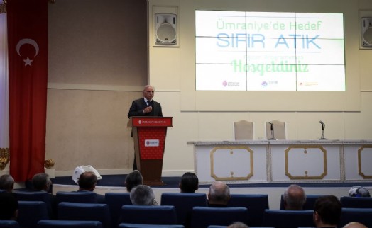 BAŞKAN YILDIRIM ÜMRANİYELİLERDEN ‘SIFIR ATIK PROJESİ’NE DESTEK İSTEDİ