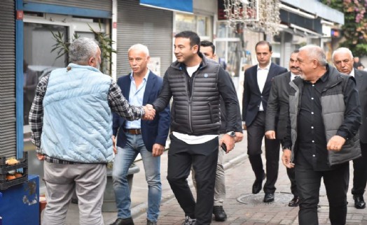 BAŞKAN AKPOLAT LEVENT MAHALLESİNDE İNCELEMELERDE BULUNDU