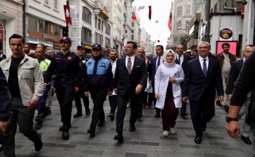 İMAMOĞLU’NDAN CUMHURİYET YÜRÜYÜŞÜ