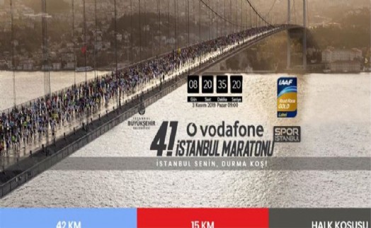 41. VODAFONE İSTANBUL MARATONU COŞKUSU SPOR FUARI İLE BAŞLIYOR!