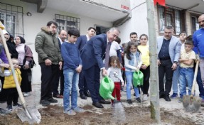 SULTANGAZİ’DE AĞAÇ DİKME ETKİNLİĞİNE YOĞUN İLGİ