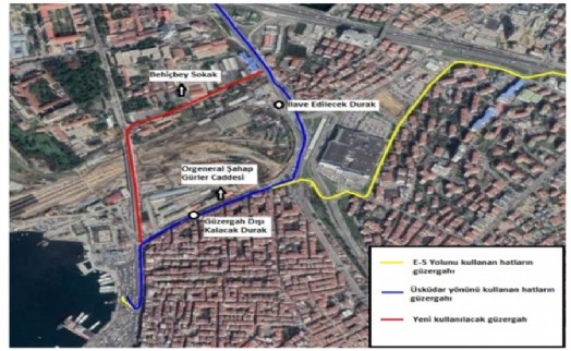 KADIKÖY'DE İETT OTOBÜSLERİNE ALTERNATİF GÜZERGH