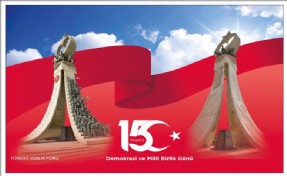 PTT´DEN 15 TEMMUZ´A ÖZEL GÜN ZARFI VE POSTA KARTI