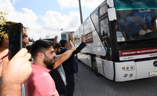 ESENYURT’TAN SURİYE’YE DÖNÜŞLER HIZLANDI